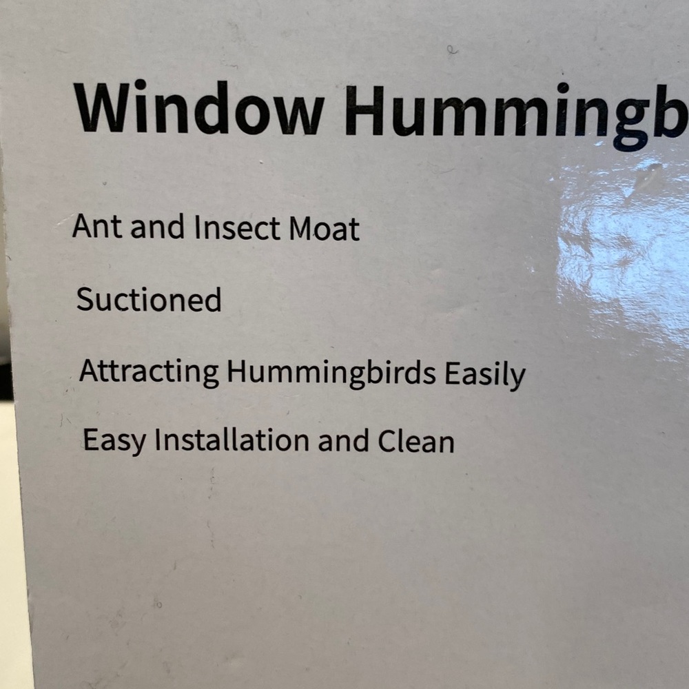 NIB Window Hummingbird Feeder - Picture 2 of 5